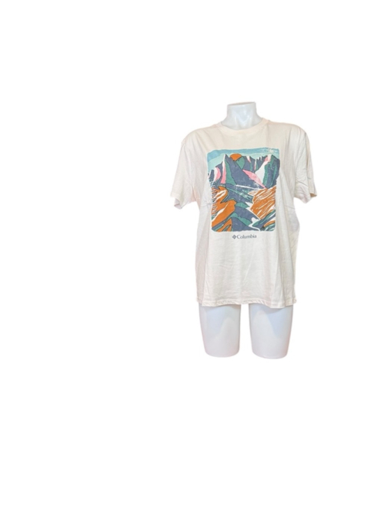 Columbia Tops - Women's Columbia Graphic Tee Shirt Size l cream